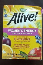 Nature&#39;s Way Alive Women&#39;s Energy Complete Multivitamin 50 Tablets - $12.16
