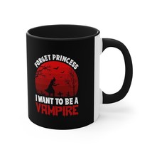 I want to be a vampire Accent Coffee Mug, 11oz halloween horror monster gift - £14.23 GBP