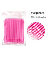 Quewel Make-Up Brush Set Cotton Swabs Mascara Wands Lip Brush Pen 500 pc... - $26.99