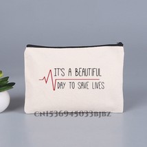 Greys Anatomy Girl Makeup Bag Female Pattern Clic Organizer Bag Lady Pouches for - £45.49 GBP