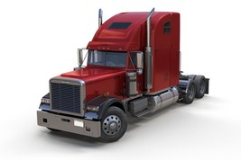 Freightliner Classic XL Truck red | POSTER 24 X 36 Inches | semi truck - £16.77 GBP