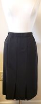 Misook Exclusively Black A-line Midi Skirt Size- L Elastic Waist - $49.48