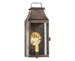 Valley Forge Outdoor Wall Light in Solid Antique Copper - 1 Light - £240.54 GBP