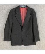 Club Room Blazer Suit Men&#39;s Medium Knit Charcoal Wool Blend Adults M - $456.77 MXN