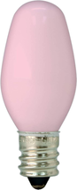 Lighting 26222 4-Watt 14-Lumen C7 Night Light Bulb, Pink, 2-Pack - £8.70 GBP