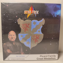 Star Trek Picard Family Crest Medallion Official Limited Edition Metal Figurine - $21.76