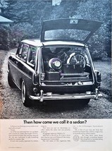 VOLKSWAGEN STATION WAGON-New Powerful Engine 1968 Print Ad - $232.29 MXN