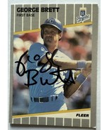 George Brett Signed Autographed 1989 Fleer Baseball Card - Kansas City R... - $459.38 MXN