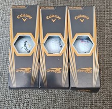 3 Boxes Of Callaway Warbird 2.0 High Launch Extended Flight Golf Ball Pack Of 3 - $12.57