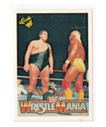 1990 Classic WWF The History of WrestleMania #19 Hulk Hogan Andre The Gi... - $110.69 MXN