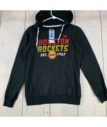Houston Rockets NBA Small Adidas Pullover Hoodie Sweatshirt Black New Women - $548.16 MXN
