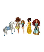 Lot of Disney Princess Dolls &amp; Major Cinderella Horse for 12-inch Dolls ... - $562.76 MXN