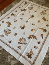 Vintage fruit tablecloth 40” x 59” - $20.28