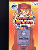 Red Gumball Machine - 1985 Carousel Antiqued Red Gumball Machine  - $29.00