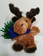 DAN DEE Collector&#39;s Choice Moose MerryBrite Christmas Plush Stuffed Friends Toy - £9.58 GBP