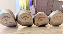 Womens Callaway Big Bertha War Bird 3 4 5 Wood and Driver Graphite Low F... - $79.15