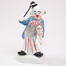 Vintage Clown Homco Porcelain Clown Figurines 6” Inch 1445 Colorful Rare... - $10.69