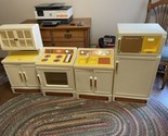 Rare Vtg Little Tikes Kitchen Refigerator Pantry Stove/sink lot Set for ... - £475.92 GBP