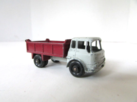 Lesney Diecast no.3  Bedford 7-1/2 Ton Tipper Truck Grey Maroon  England... - $12.30