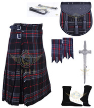 Scottish Spirit of Bruce 8 yard Kilt Highlander Traditional 8 yard Tartan Kilt  - $74.00