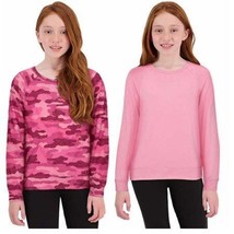 Lucky Brand Girls 2-Pack Long Sleeve Tee Knit Tops - £22.53 GBP