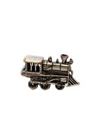 Vintage Silver Miniature Signed 800 Locomotive Steam Train Railway Flat ... - $49.49