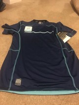 Russell Men&#39;s Athletic Active Short Sleeve Shirt Size Small Blue - $30.75