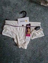 Ladies F&amp;F Charmed White Short Knickers Size 10 - $3.00