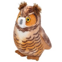 Wild Republic Audubon Birds Great Horned Owl with Authentic Bird Sound, Stuffed  - £20.55 GBP