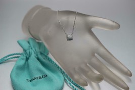 Tiffany &amp; Co. 18K White Gold Paloma Picasso Sugar Stacks Diamond Necklac... - £1,338.96 GBP