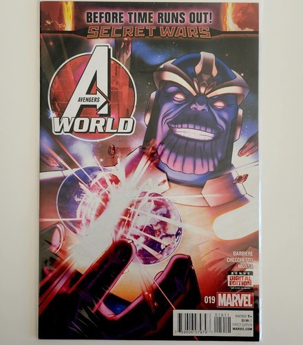 2015 Marvel Comics A World #19 Avengers Secret Wars Item image 2