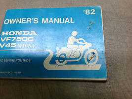 1982 Honda VF750C V45 Magna Owners Operators Manual - $79.95