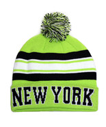 New York City Hunter Men's Striped Winter Knit Cuffed Pom Beanie Hat Lim... - €12,84 EUR New York City Hunter Men's Striped Winter Knit Cuffed Pom Beanie Hat Lim... - €12,84 EUR