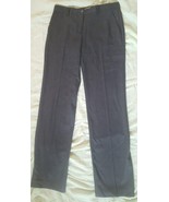 MICHAEL KORS size 8 Gray Womens Designer Line CHARCOAL MELANGE Wool Pant... - $2.96