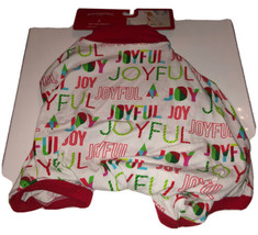 Wondershop “Joyful” Christmas Pet Pajamas Size Large Up To 80Lbs  - £5.42 GBP