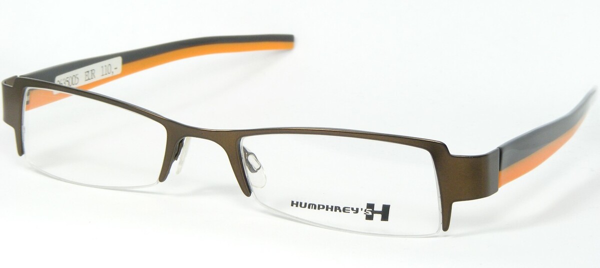 Lunettes De Vue HUMPHREY&#39;S ESCHENBACH 2589 60 Marron-Bronze Monture 48-1... - $76.44