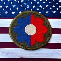 World War II US Army 9th INFANTRY Division Patch WWII Ssgt Wm Edwards - $11.87