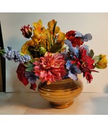 Floraline No. 424 Vase with Autumn Flowers - $30.00