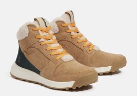 TIMBERLAND TB0A431J WOMENS NIB RETRO SWIFT HIGH TOP Boots BEIGE SHOE SIZE 8 - $83.60