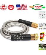 304 Stainless Steel Garden Hose Extension 5FT - Lightweight &amp; Weather Re... - $38.37 CAD