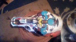 Painted skull - £159.37 GBP
