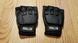Paintball.com Half Finger Hard Back Armored Gloves Small Black New NICE - $5.93