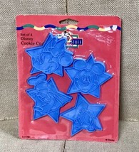 Vintage Mickeys Stuff For Kids Disney Cookie Cutters Set Of 4 New Old Stock - $15.84