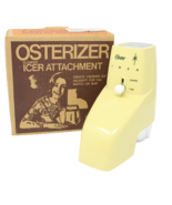 Osterizer Blender Icer Attachment Vintage Harvest Gold Model 435-04 Orig... - £30.53 GBP