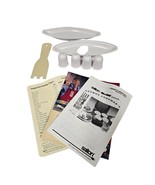 George Foreman Grill Accessories Manuals Drip Tray Spatula Extension Legs - £12.19 GBP