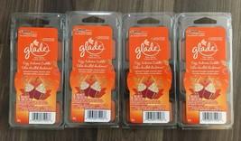 Lot Of 4 Packs Of Glade Cozy Autumn Cuddle Wax Melts Limited Edition 24 ... - $26.68