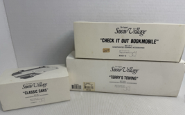 Dept 56 3pc Lot Check It Out Bookmobile, Terry&#39;s Towing, Classic Cars - ... - $873.58 MXN