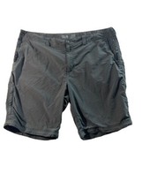 Mountain Hardware Shorts Mens Size 40/50 Gray Hiking Shorts Quick Dry Zip Pocket - $17.70