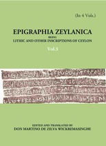 Epigraphia Zeylanica Being Lithic And Other Inscriptions Of Ceylon Vol. 3rd - £23.02 GBP
