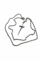 Vintage 925 sterling silver cross pendant necklace with chain, Christian... - $125.00